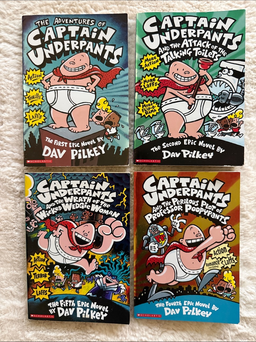 Captain Underpants Book Collection